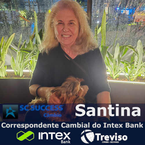Consultora de câmbio Santina da Success Câmbio